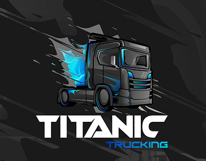 Titanic Trucking - Logo Design - Vehicle Branding