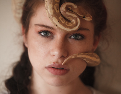 Willow with her Snake
