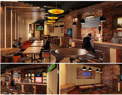 Harry's Restro Bar Design-Executed in Mumbai Powai.