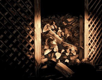 shed of fire wood