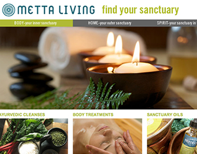 METTA LIVING-Find Your Sanctuary, brand and web