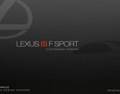 Lexus IS F Design Contest for SEMA 2013