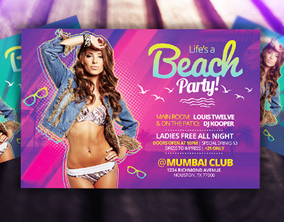 Life's a Beach Party | Flyer Template