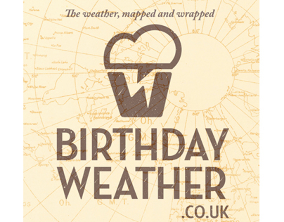 Birthday Weather Branding by Theory Unit Graphic Design