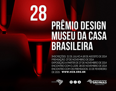 28º Prêmio Design Museu da Casa Brasileira - MCB