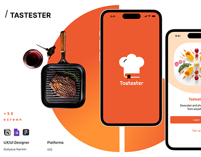 UX/UI Case Study-Tastester (Cookbook App)