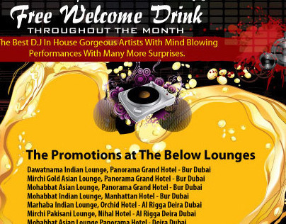 Newspaper Ads for Disco Club based in Dubai
