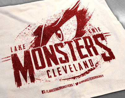 Lake Erie Monsters - Rally Towel Design