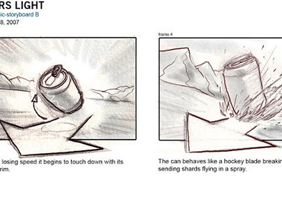 Coors Light proposed Storyboards