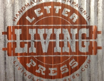 Making a vintage-looking sign on corrugated siding