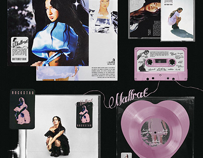 Butterfly Blue packaging concept for Mallrat