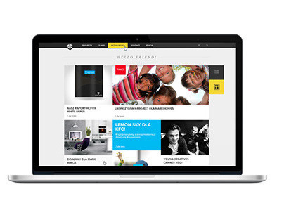 Lemon Sky / website redesign concept