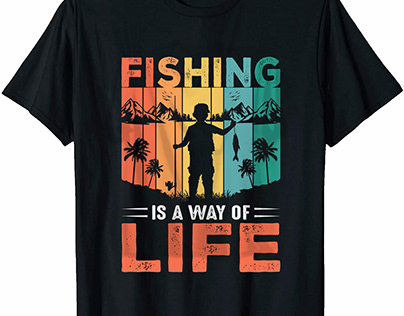 Fish t shirt design