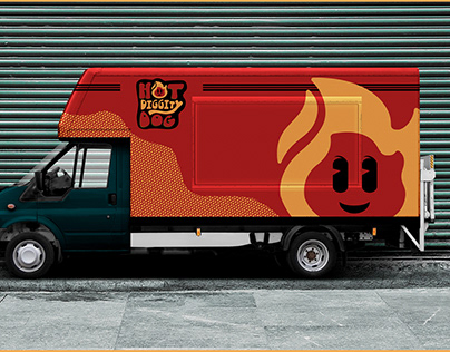Hot Diggity Dog- Food Truck & Logo Design