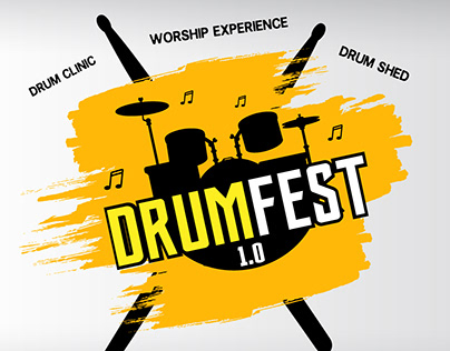 Drumfest event flyer