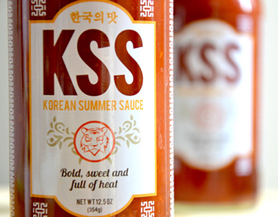 KOREAN SUMMER SAUCE - label and logo