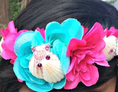 Seashell Floral Crown