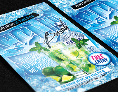  Cold Bash Party Flyer - 4x6