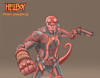Hellboy Tron