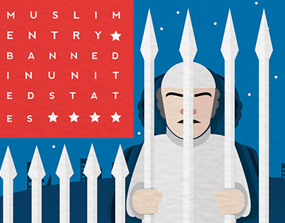 Muslim Ban (illustration)