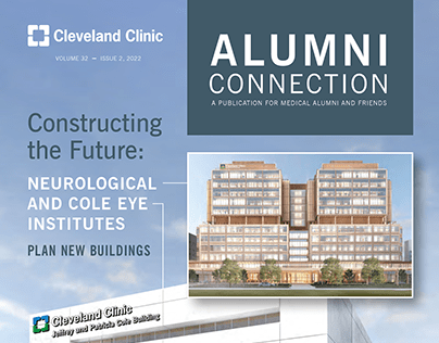 Cleveland Clinic's Alumni Connection Publication Design