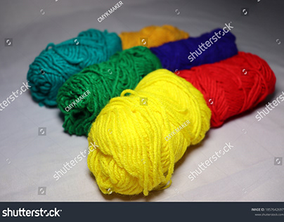 Multiple Colored Yarn Stock