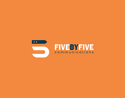 5by5 Communications Logo Design