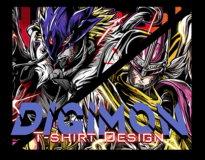 Digimon T-shirt design.