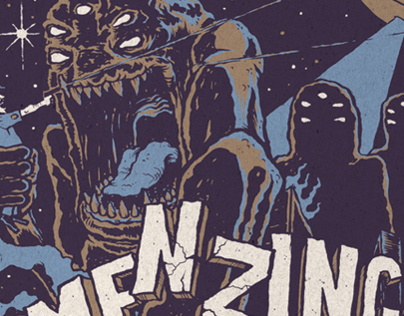 The Menzingers Summer Tour 2014 poster