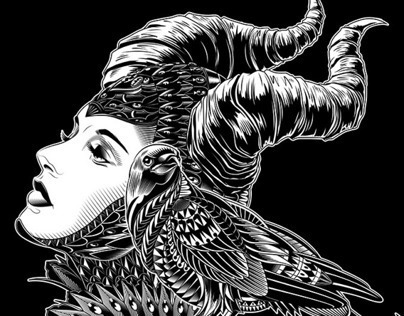 Maleficent Tribute (Vector Illustration)