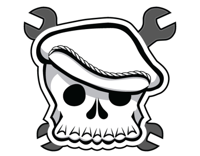 Gear Head Logo Concept