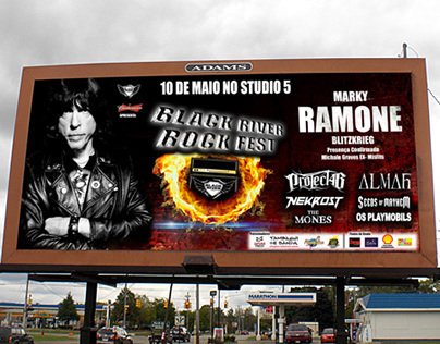 Promotional Campaign for the Marky Ramones show 