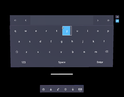 HMD Virtual Keyboard