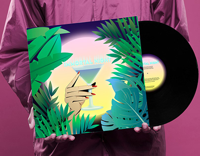 Nocturnal Tropical Illustration: Record Project