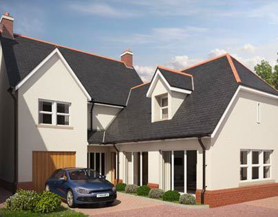 Exterior Visuals for Bethany Lane, West Cross, Swansea