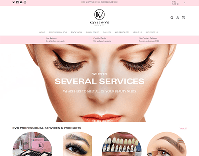 Beauty Products Shopify Store by Mohd Raghib