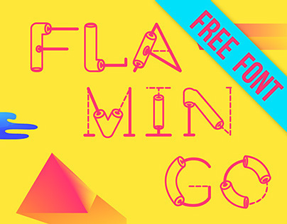 * Flamingo * FREE Font Type*