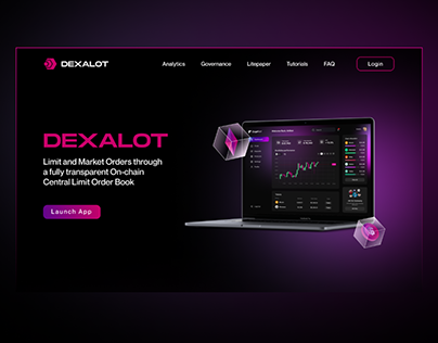 Project thumbnail - Homepage - Dexalot