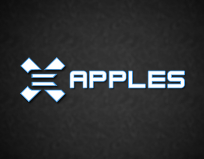 Ex apples logo design