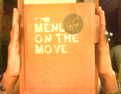 "Menu on the move" - Ajo menu design