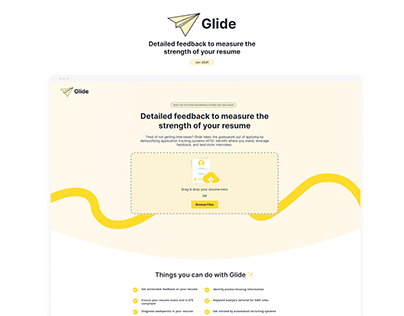 Glide - Resume feedback in one click