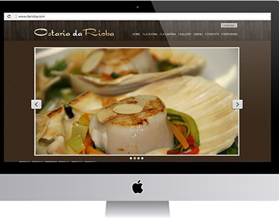 Ostaria Da Rioba ,Website for a restaurant in Italy 