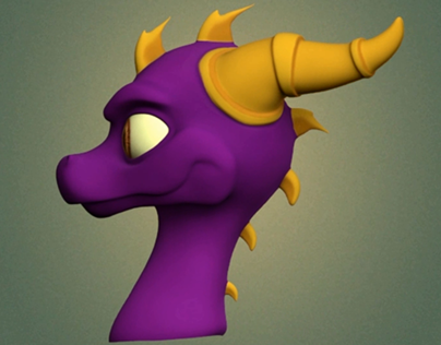 Spyro -Turntable bust 