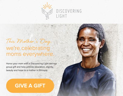 Discover Light - Mother's Day Landing Page