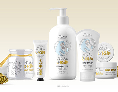 Design of cosmetics packaging Mika&Kim