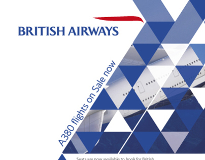 British Airways A380 Sales Ad