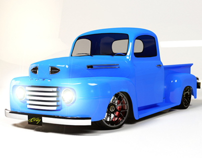 C4D Modeling Ford F-1