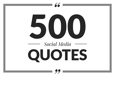 500 Social Media Quotes