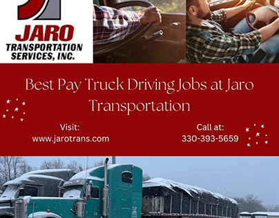 Best Pay Truck Driving Jobs