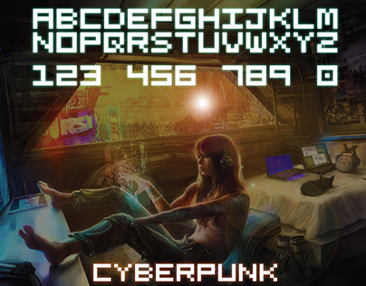 Font Design - "Cyberpunk"